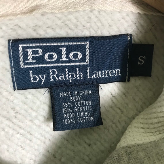 Vintage Polo Ralph Lauren Sweatshirt Hoodie S Siz… - image 7