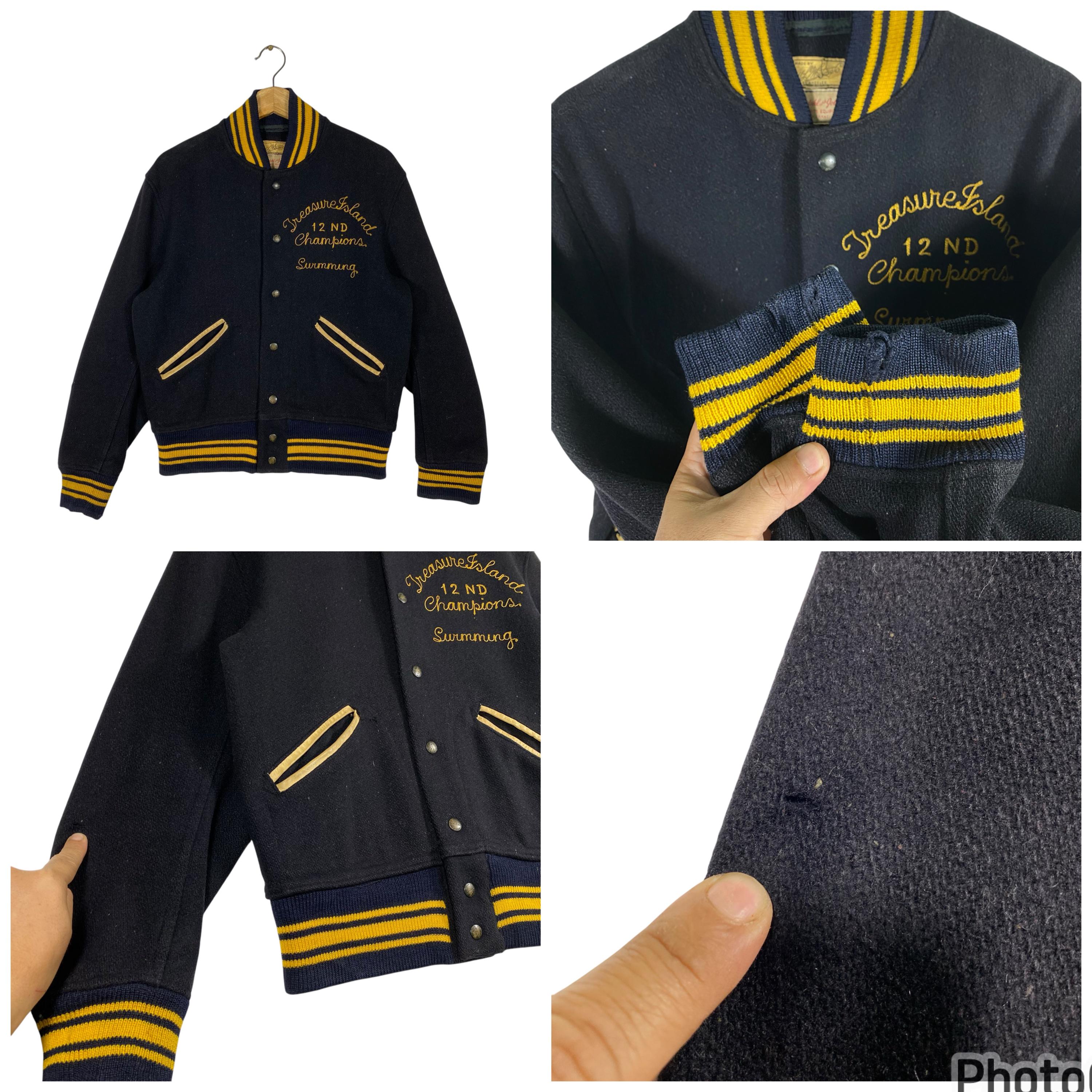 Vintage 60s H.L Whiting Los Angeles Varsity Jacket Size 38 (M 