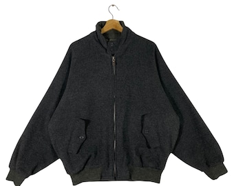 Vintage Members Only Harrington Beige Jacket Xlarge 90's Members