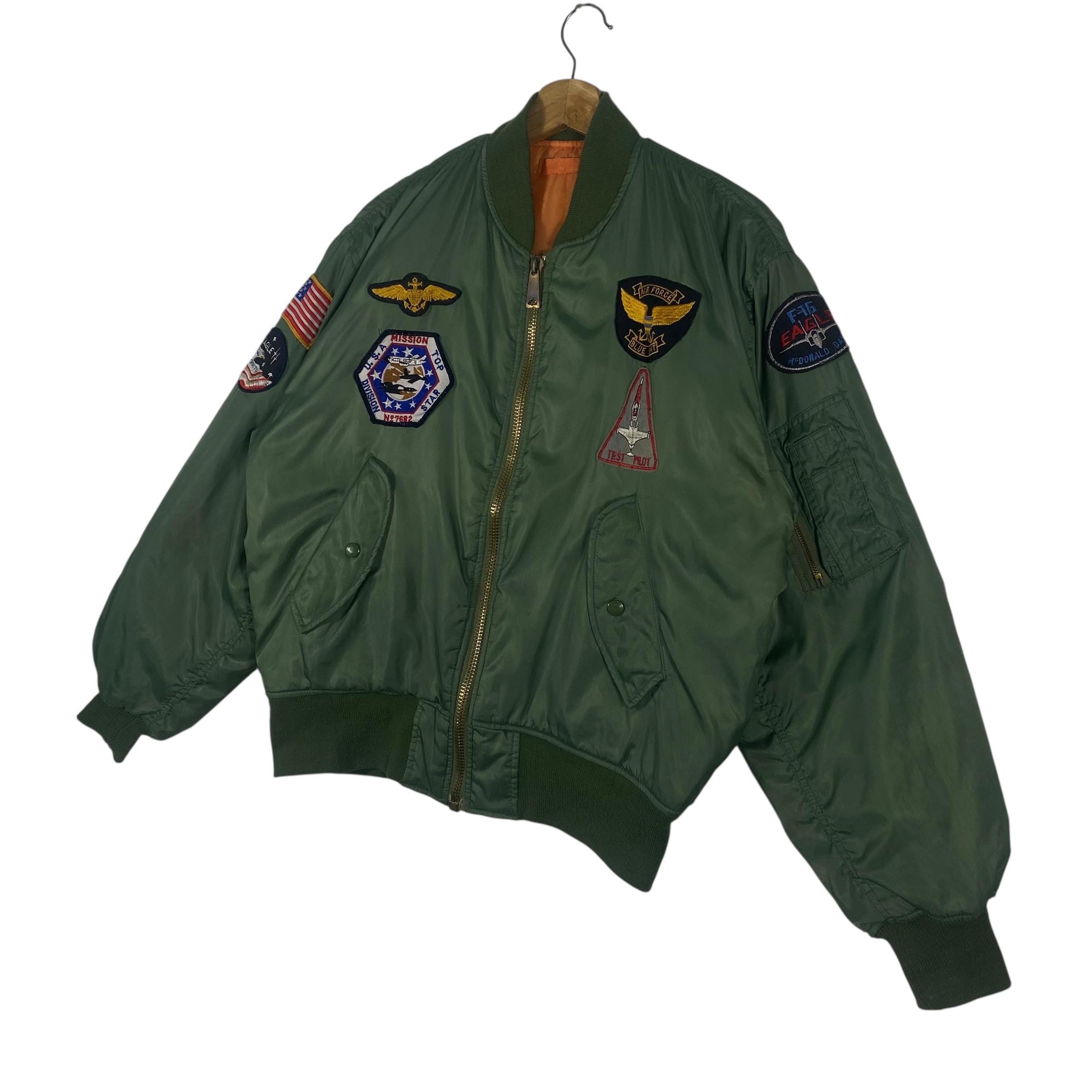 Vintage 90s Flyers Mens Intermediate MA-1 Reversible Bomber Jacket