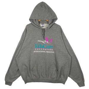 Moletom com capuz vintage Educare Foundation - Cinza XXG