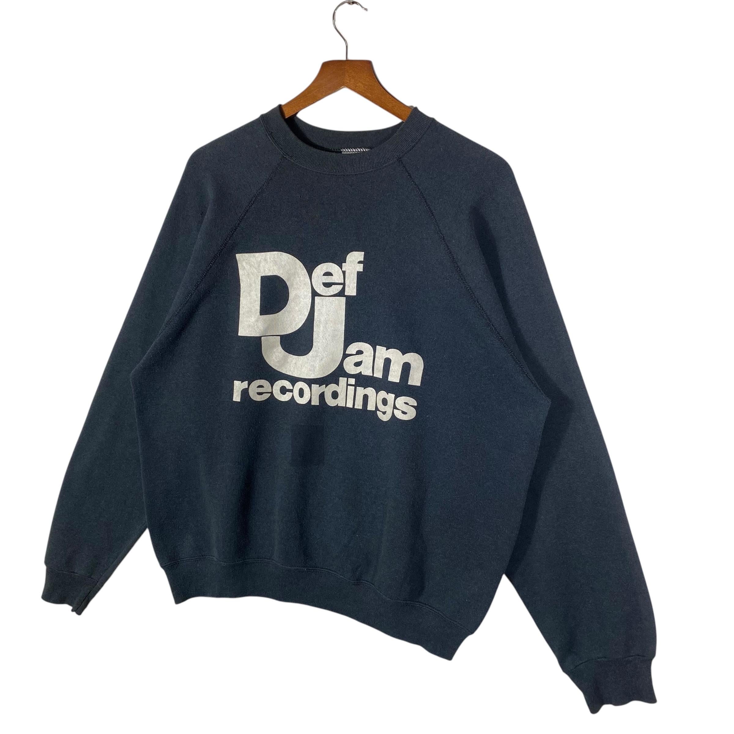 Vintage 80s Def Jam Recordings Sweatshirt L Size Black Colour - Etsy