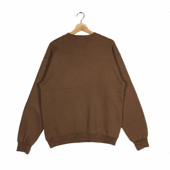 Vintage Satan Arbeit & Mack Dady Sweatshirt L Size Brown Colour View 5