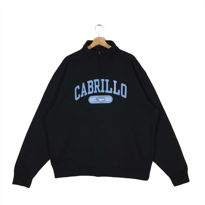 Vintage Cabrillo College Half Zip Sweatshirt