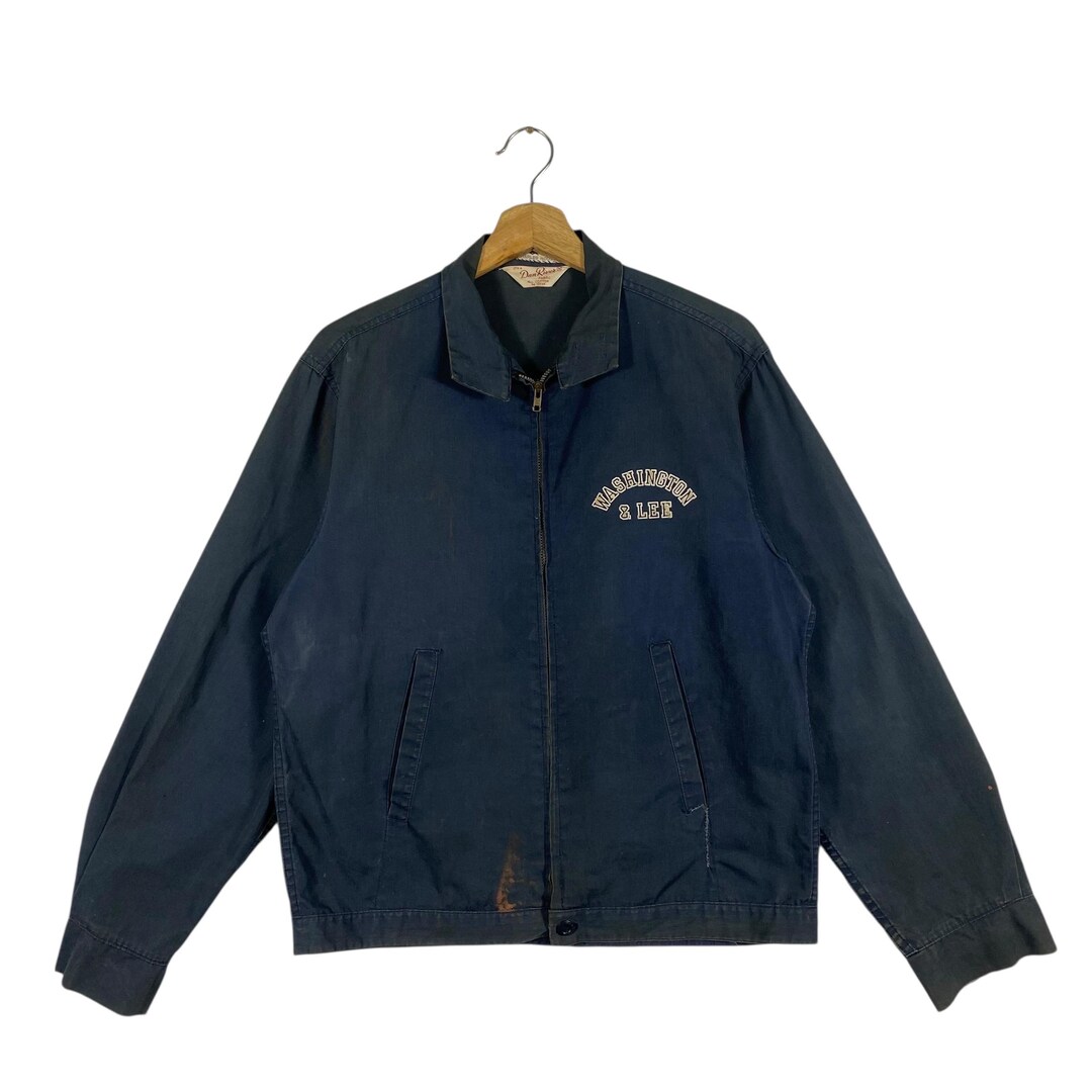 Vintage 50s Dam River Washington & Lee Zipper Jacket M Size