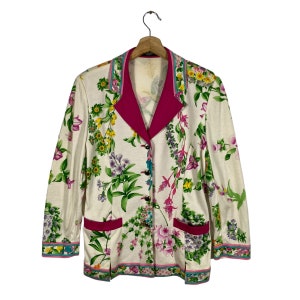 Vintage Leonard Fashion Paris Jacket Button S Size