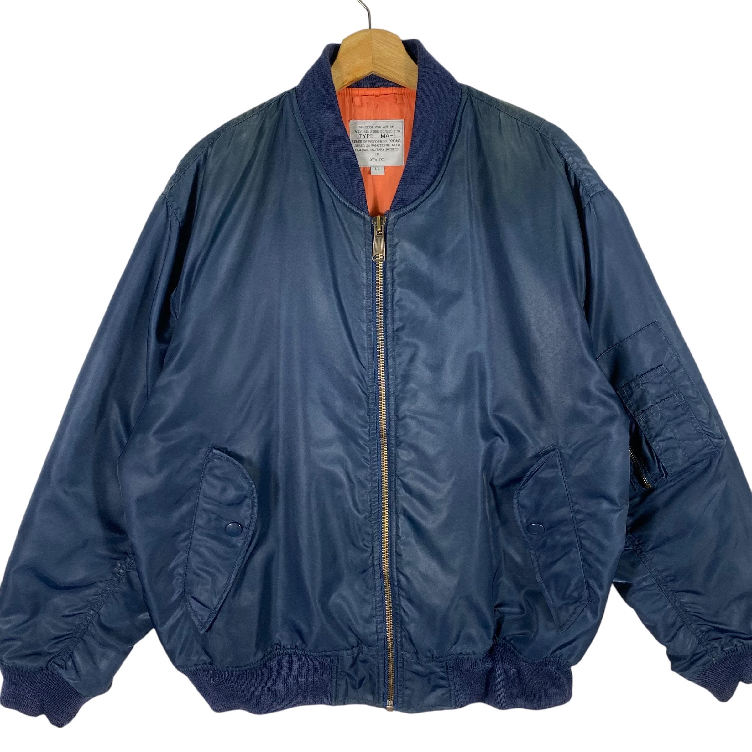 ジャケット・アウター 80's Military MA-1 JKT Made in U.S.A. s-l400.jpg