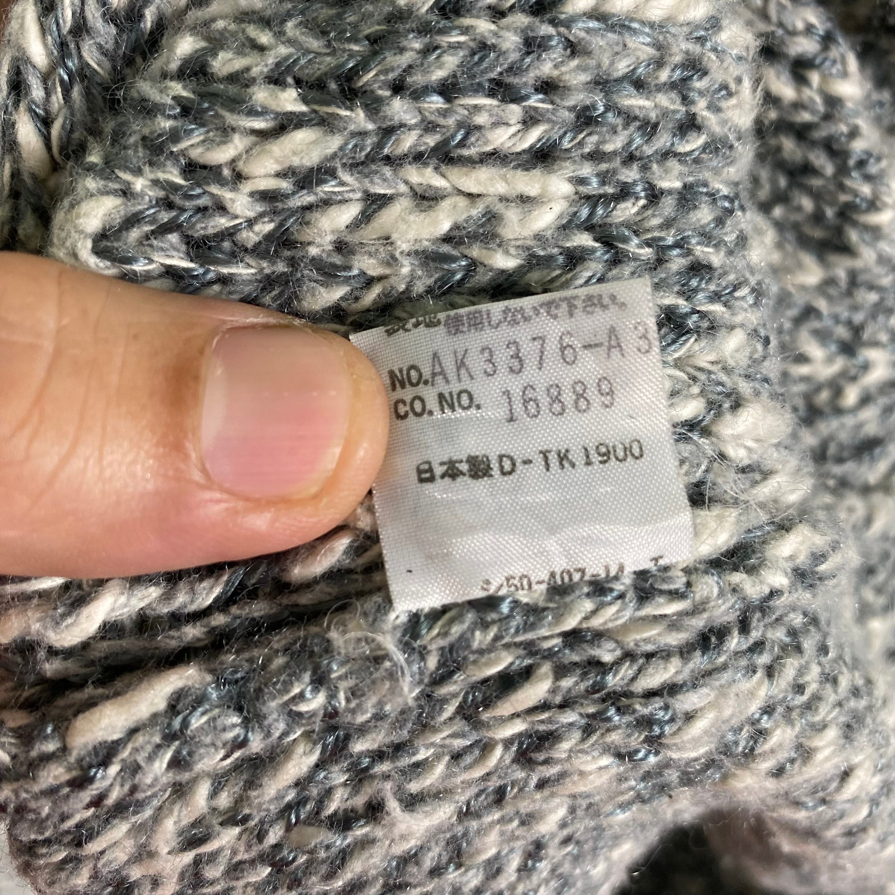 うのにもお得な Grey Size M Sweatshirt Knit Men Jun Vintage Colour Etsy - トップス