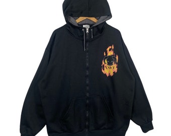 【極希少】70's Vintage Hoodie ⚠️激安出品⚠️ Retro Y2k Zip Up Hoodie: Distressed Oversized Streetwear