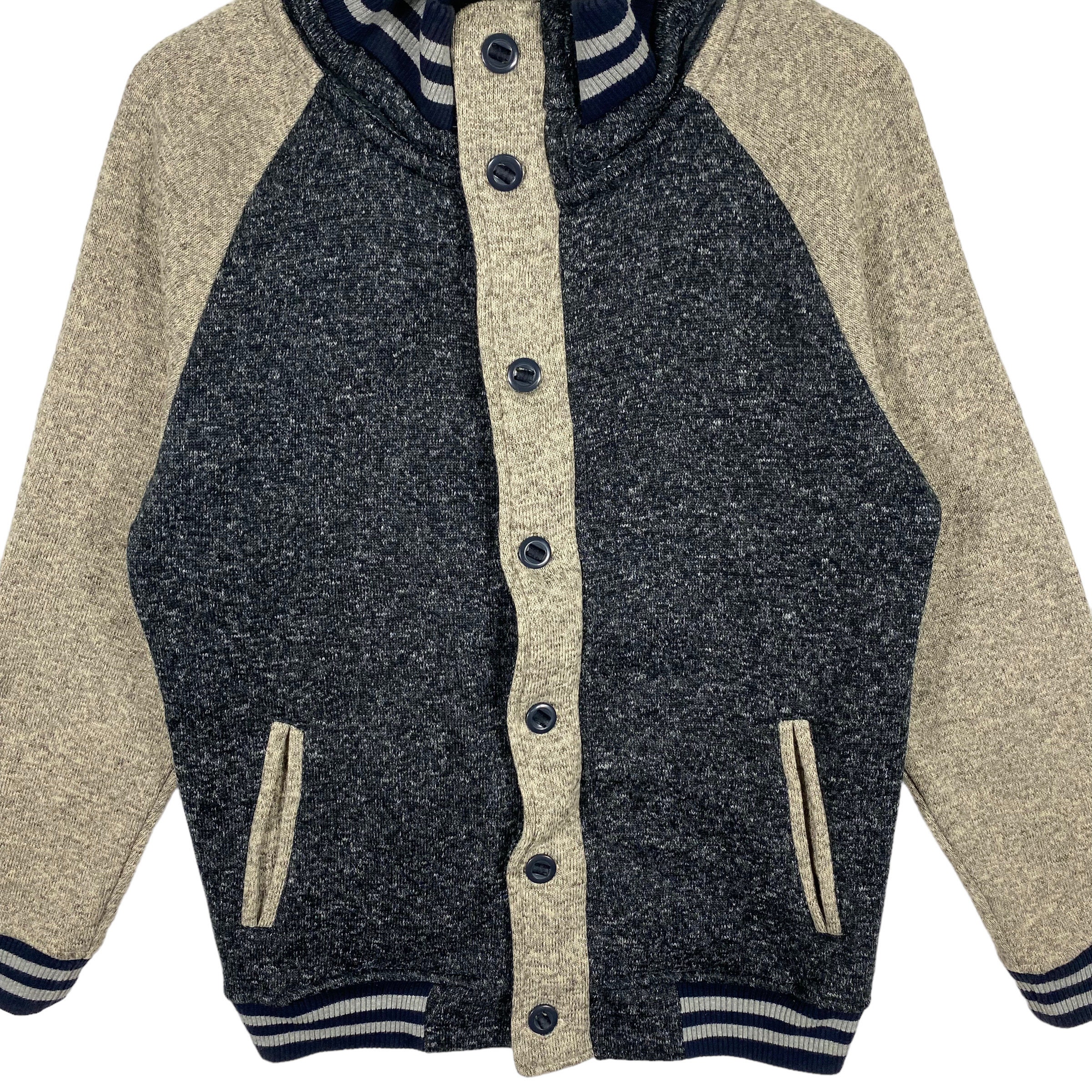 Vintage Beams Heart Jacket Zipper/button M Size Grey Colour - Etsy