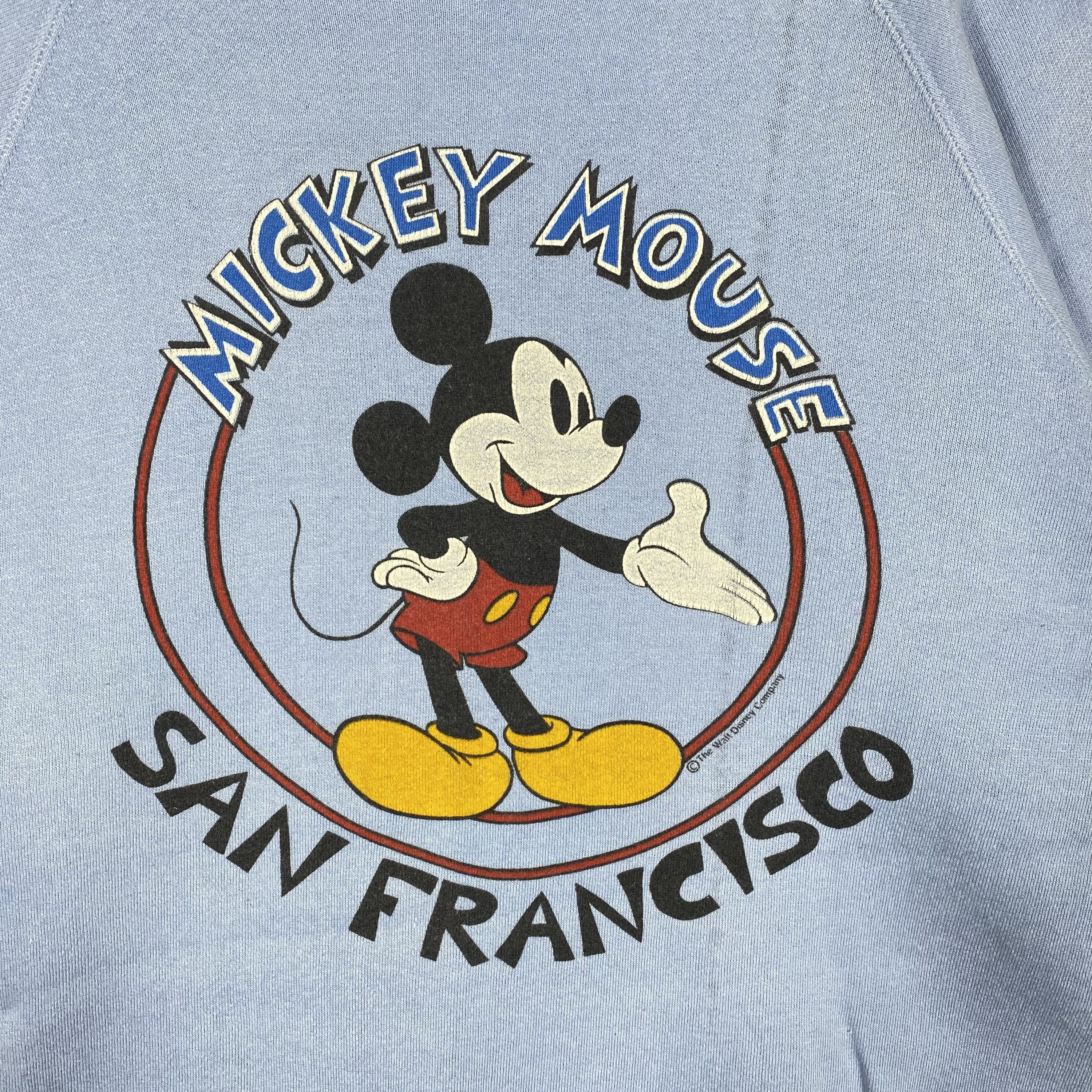 80s Mickey Mouse “San Francisco” Vintage Mickey Mouse San Francisco Sweatshirt L Size but Fit
