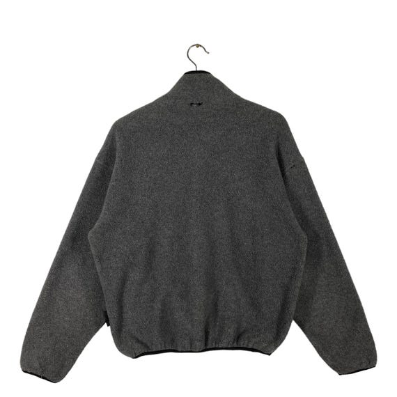 Vintage 90s Woolrich Fleece Zipper Jacket M Size Grey Colour - Etsy