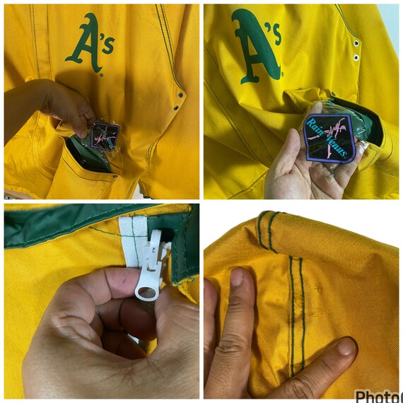 Vintage Oakland Athletics Rain Venus Reversible Jacket OS Size but 