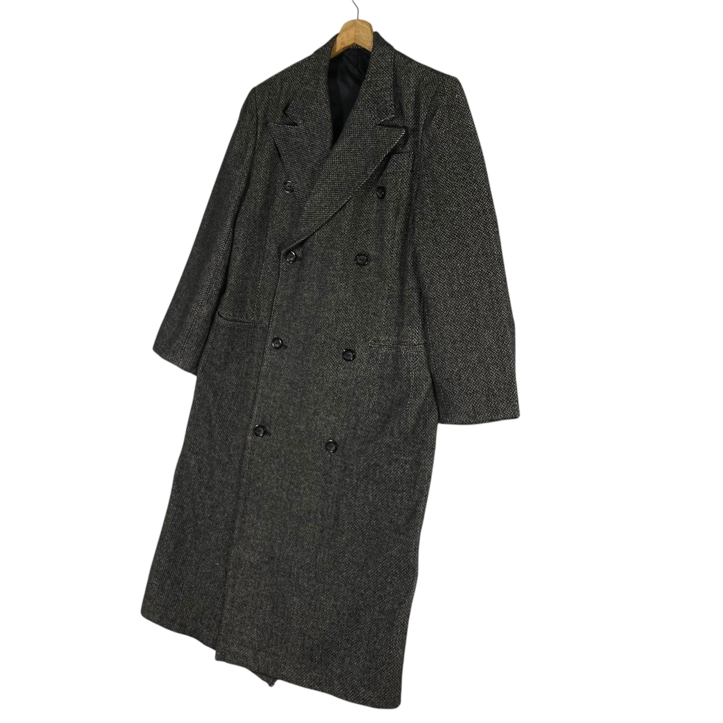 ヴィンテージ Y'S ヨウジヤマモト ウール ダブルブレスト ロングコート