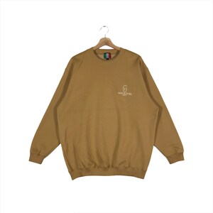 Vintage Gianni Valentino Sweatshirt L Size Brown Colour