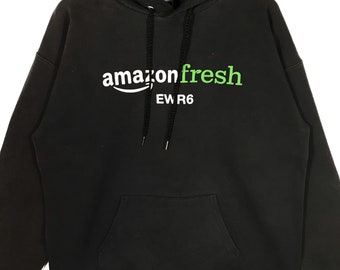 Vintage Amazon Fresh Sweatshirt Hoodie M Size Black Colour Etsy