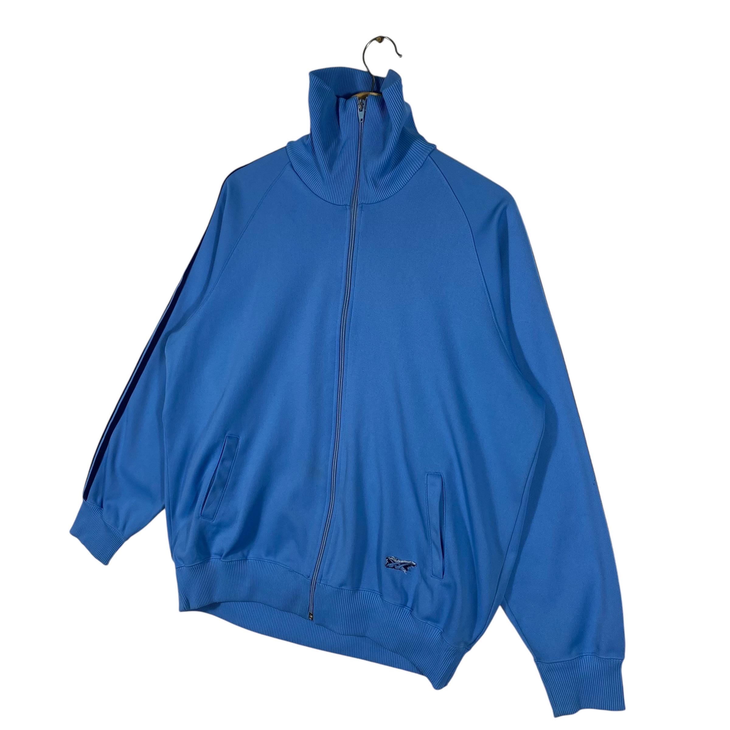 Preloved/プレラブド ORIGINAL NYLON JACKET Vintage 90s Onitsuka Zipper Jacket L Size Blue Colour - Etsy