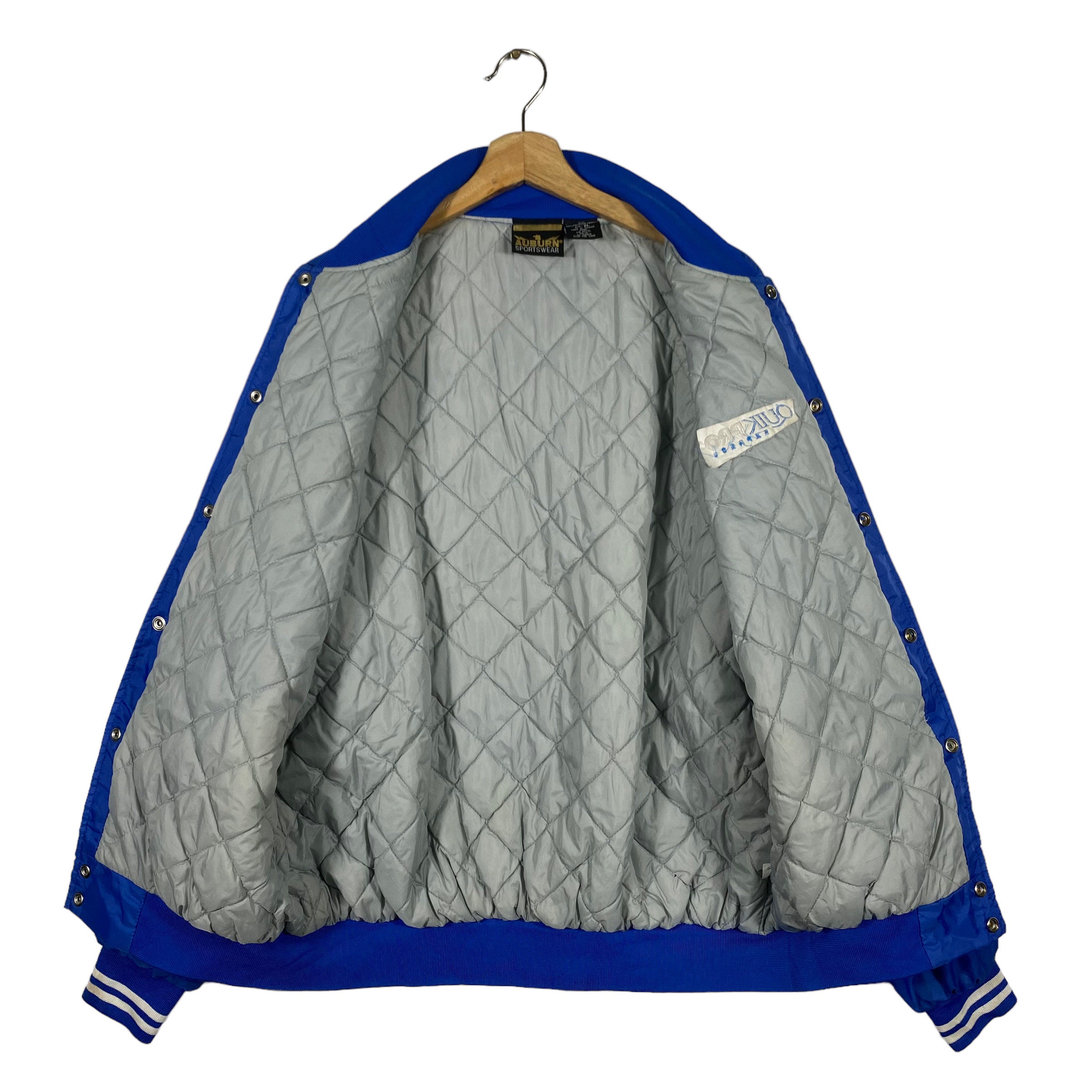 90s U.S.NAVY海軍AUBURN SPORTSWEARナイロンスタジャン 90s U.S.NAVY海軍AUBURN SPORTSWEARナイロンスタジャン