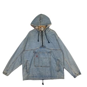 ジャケット・アウター 90s A.P.C. denim hoodie A.P.C. (アーペーセー) VESTE JEAN 1st-DENIM DELAVE 90'S / デニム