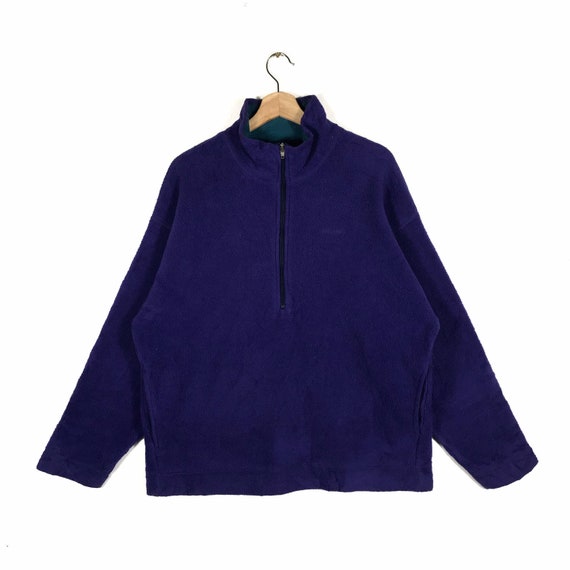 Vintage Patagonia Fleece Half Zip Sweatshirt L Si… - image 1