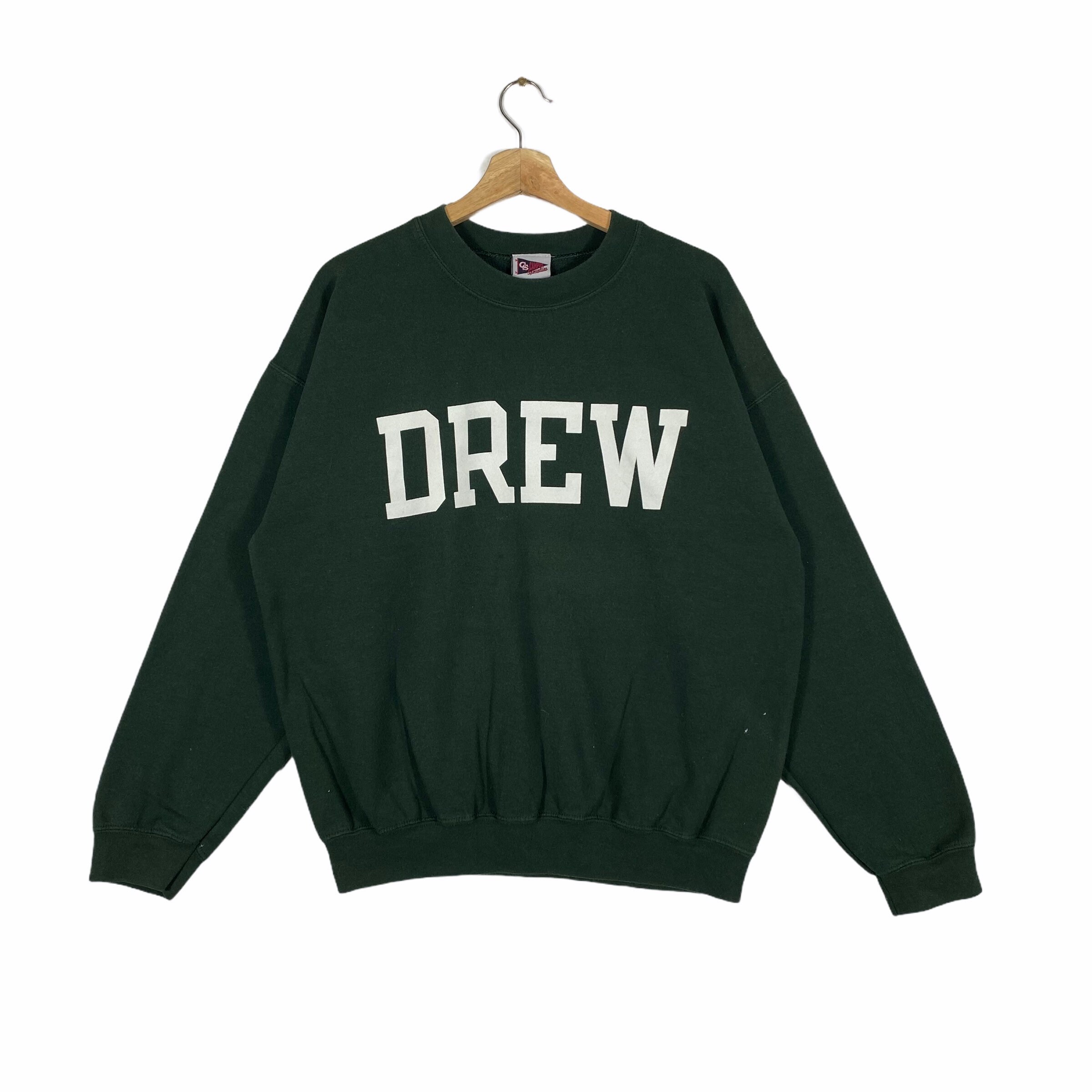 Vintage 90's Drew College Sweatshirt Etsy