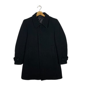 Vintage Abahouse Trench Coats Button Size 2 Black Colour