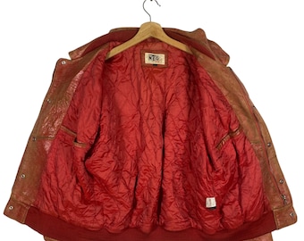 Vintage Neo Blood Tokyo Leather Jacket Button/zipper F Size but to