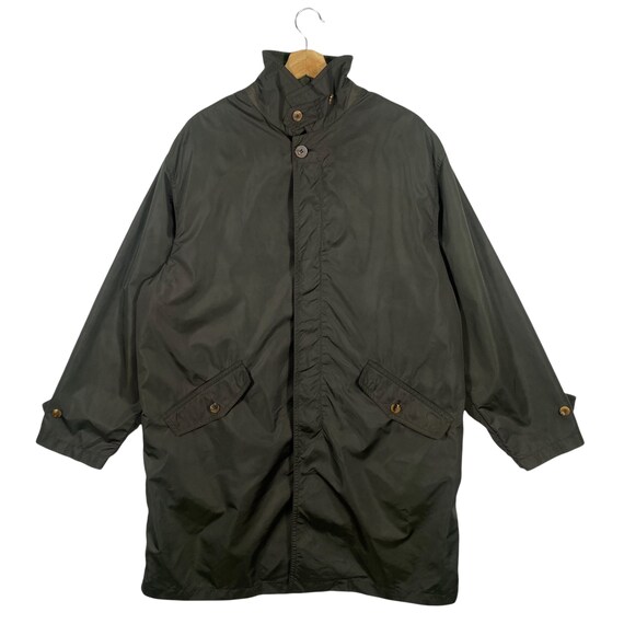 Vintage 90s Salvatore Ferragamo Parka Trench Coat Size 50 M Etsy
