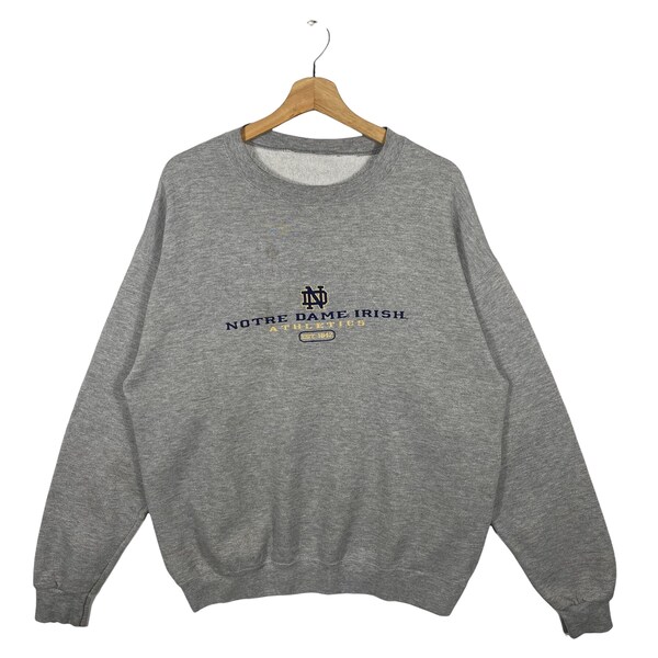 Sweat Notre Dame Fighting Irish Gris, Taille Homme L (Large), Jansport