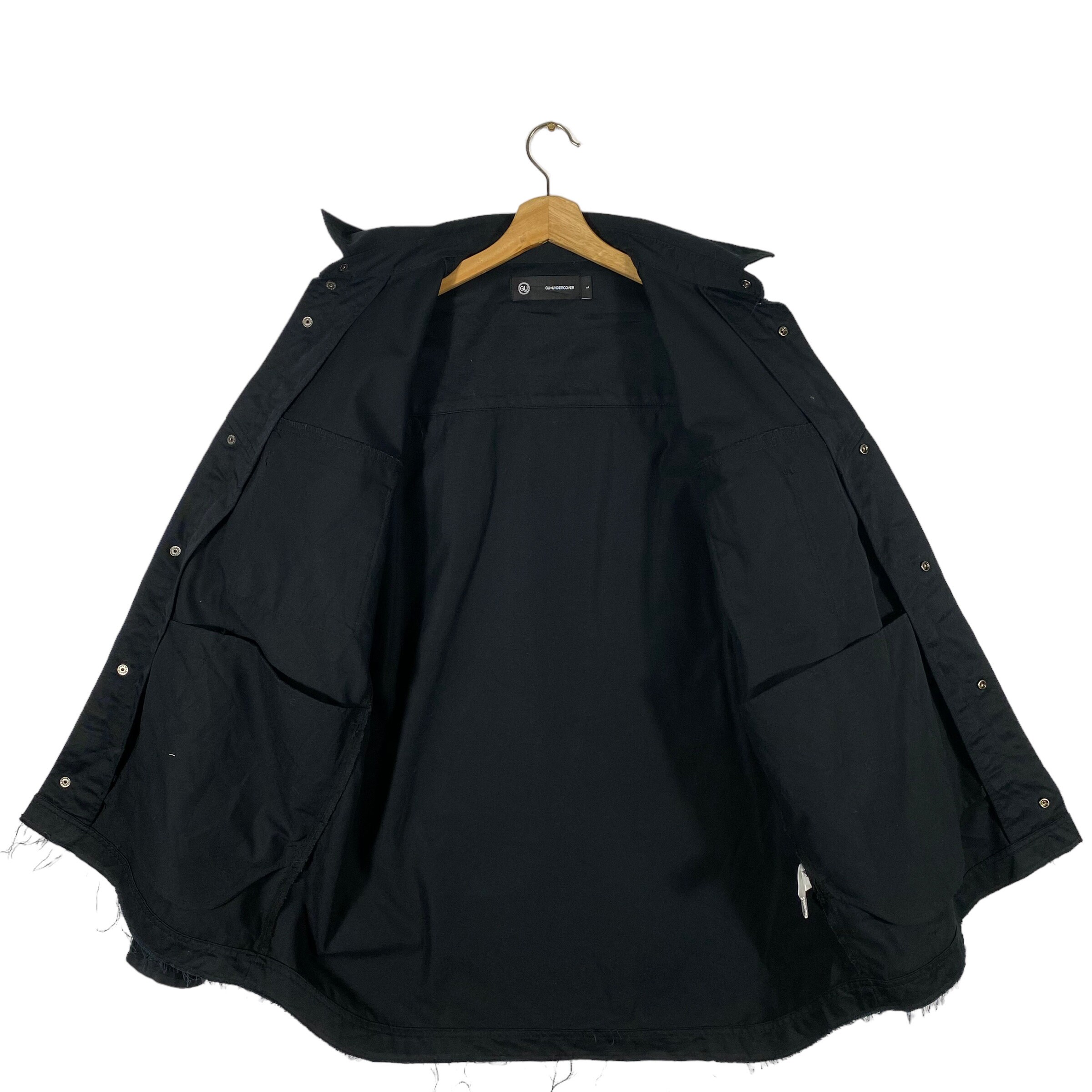Vintage Japanese Brand X Undercover Military Snap Button