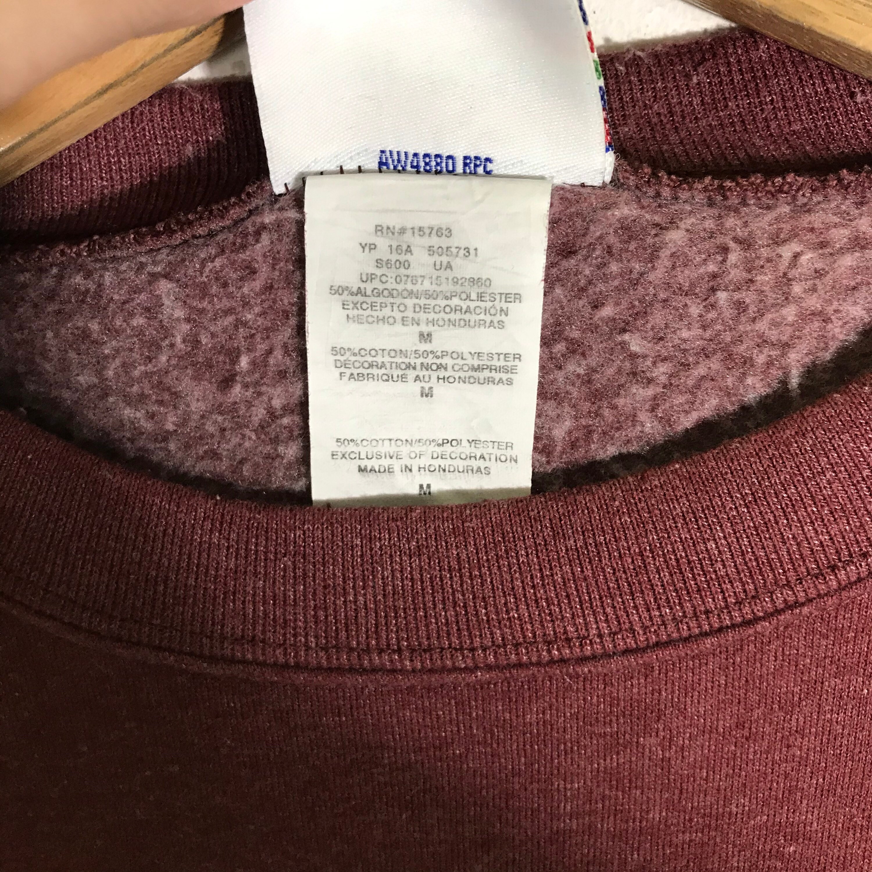 Vintage Champion Sweatshirt M Size Maroon Colour - Etsy