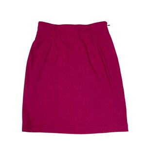 Mini saia vintage Christian Dior cor vermelha
