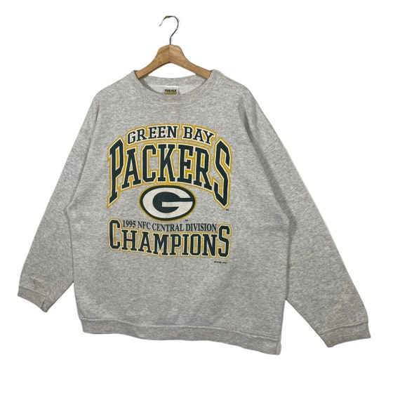 Vintage 90s Green Bay Packers Sweatshirt XL Size Grey Colour - Etsy