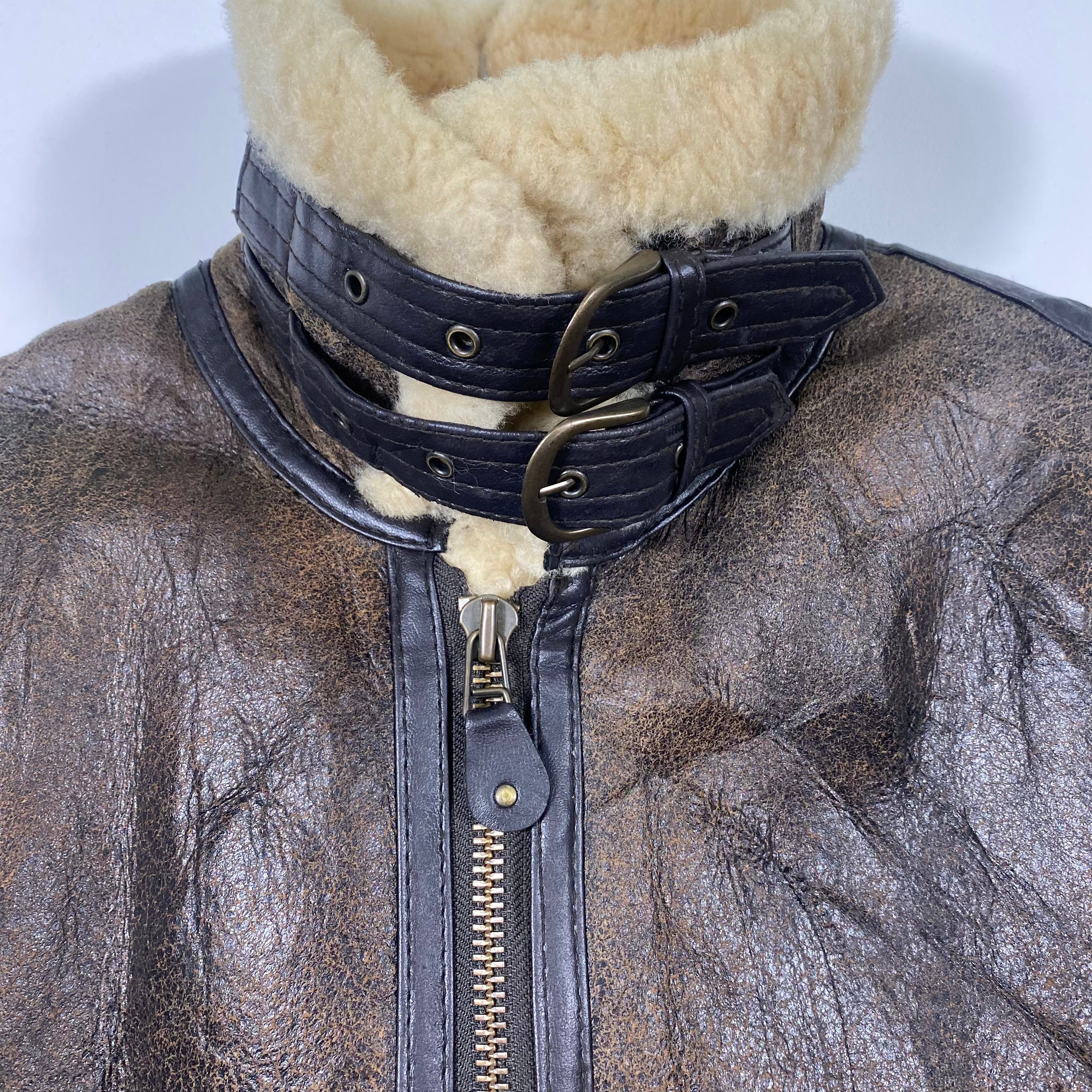 Vintage 90s Type-b3 Air Force Jacket U.S Army Leather L Size - Etsy