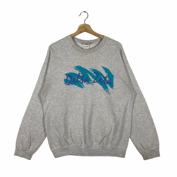 Vintage Delta Zeta College Sorority Sweatshirt M Size Grey - Etsy