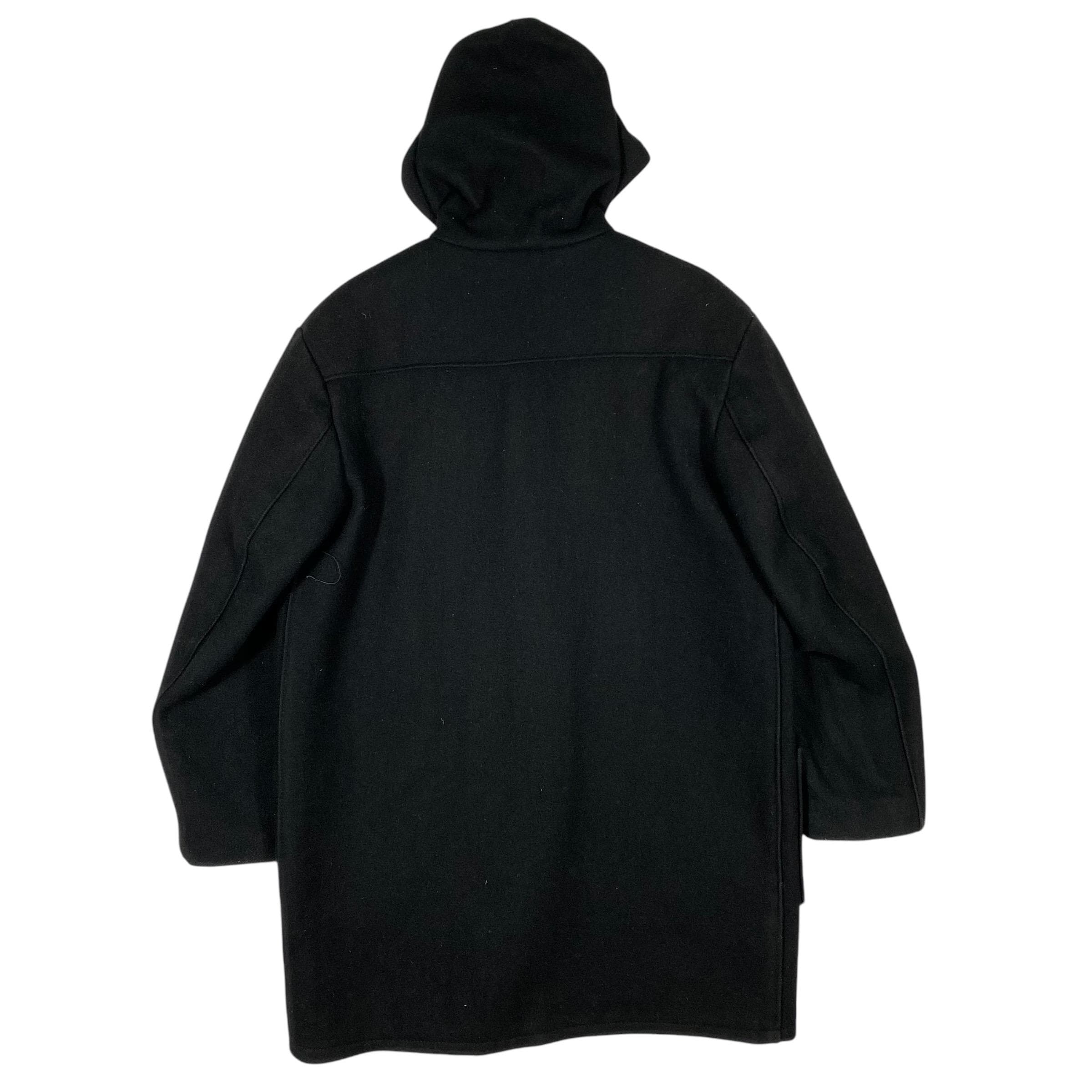 Vintage Schott Duffle Coat Toggle Button Wool Hoodie Jacket Size