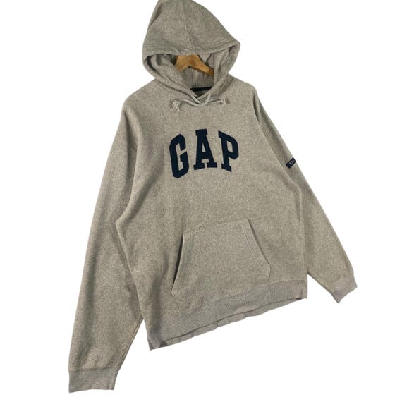 Vintage Gap Sweatshirt Hoodie Fleece L Size Grey Colour - Etsy