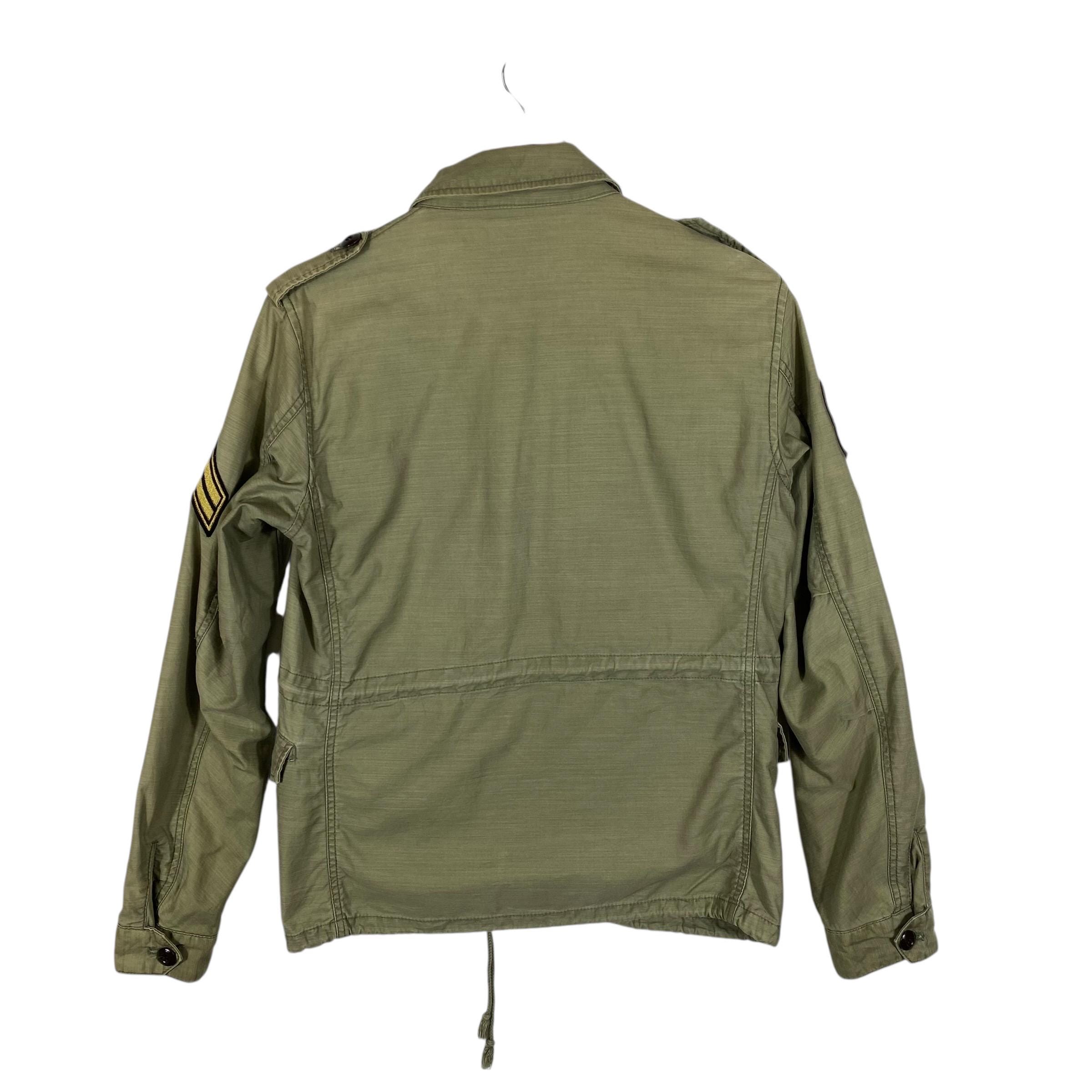 Japanese Brand Military Style Jacket Size 1 (fit S) Green Colour