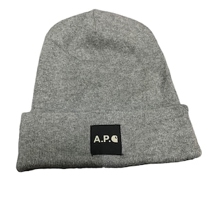 Vintage APC X Carhartt Baenie Hat Grey Colour