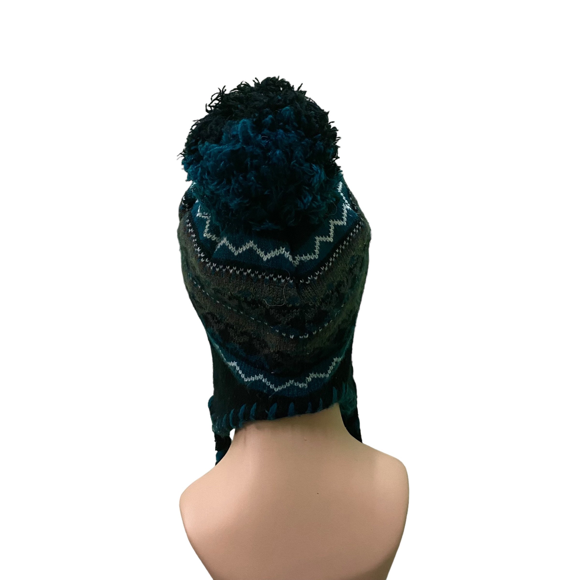 Vintage Japanese Brand Native Earflap Beanie Hat Green Colour - Etsy