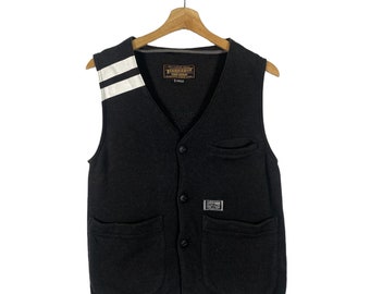 Vintage Neighborhood Vest S Size Black Colour