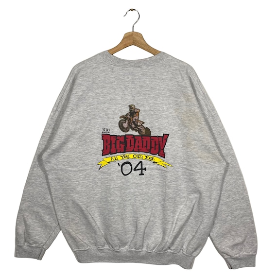 Vintage 17th Annual Big Daddy Sweatshirt XL Size Grey Colour Etsy Ireland
