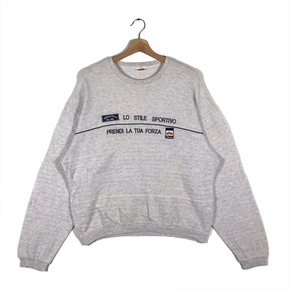 Vintage Ellesse Sweatshirt L Size Grey Colour - Etsy Ireland
