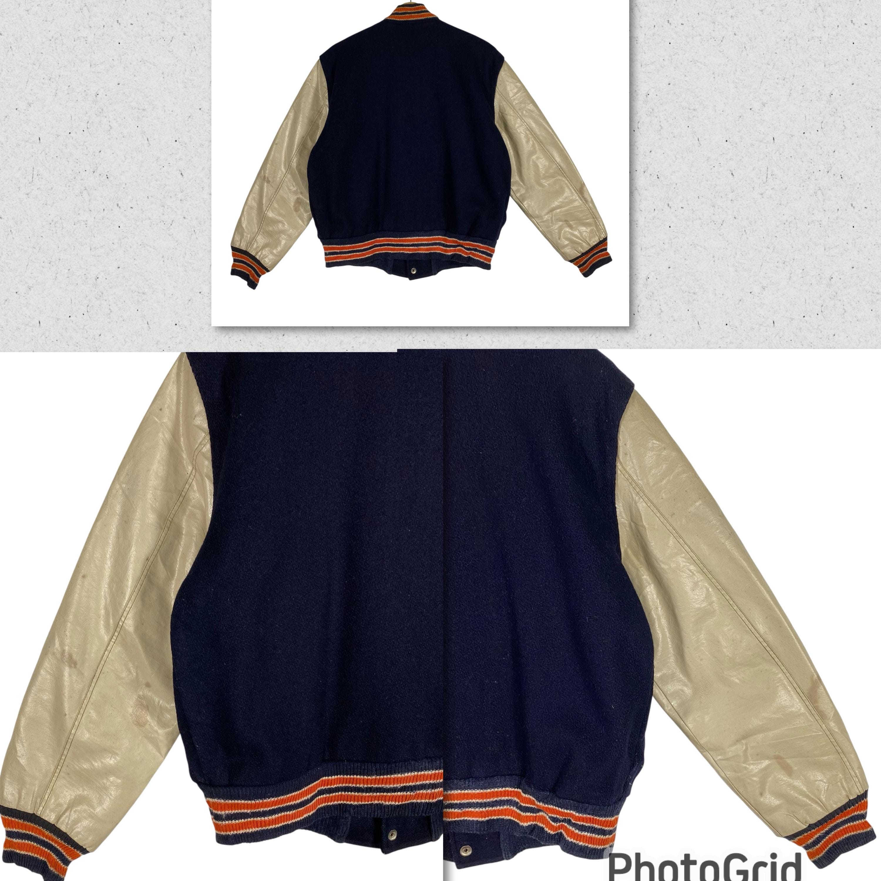 50s-60sChampion ランナーマン スタジャン カレッジ ワッペン Vintage 50s 60s Champion Running Man Labelled Varsity Jacket M