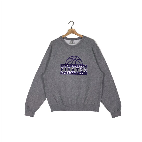 Vintage Merrillville Pirates Basketball Sweatshir