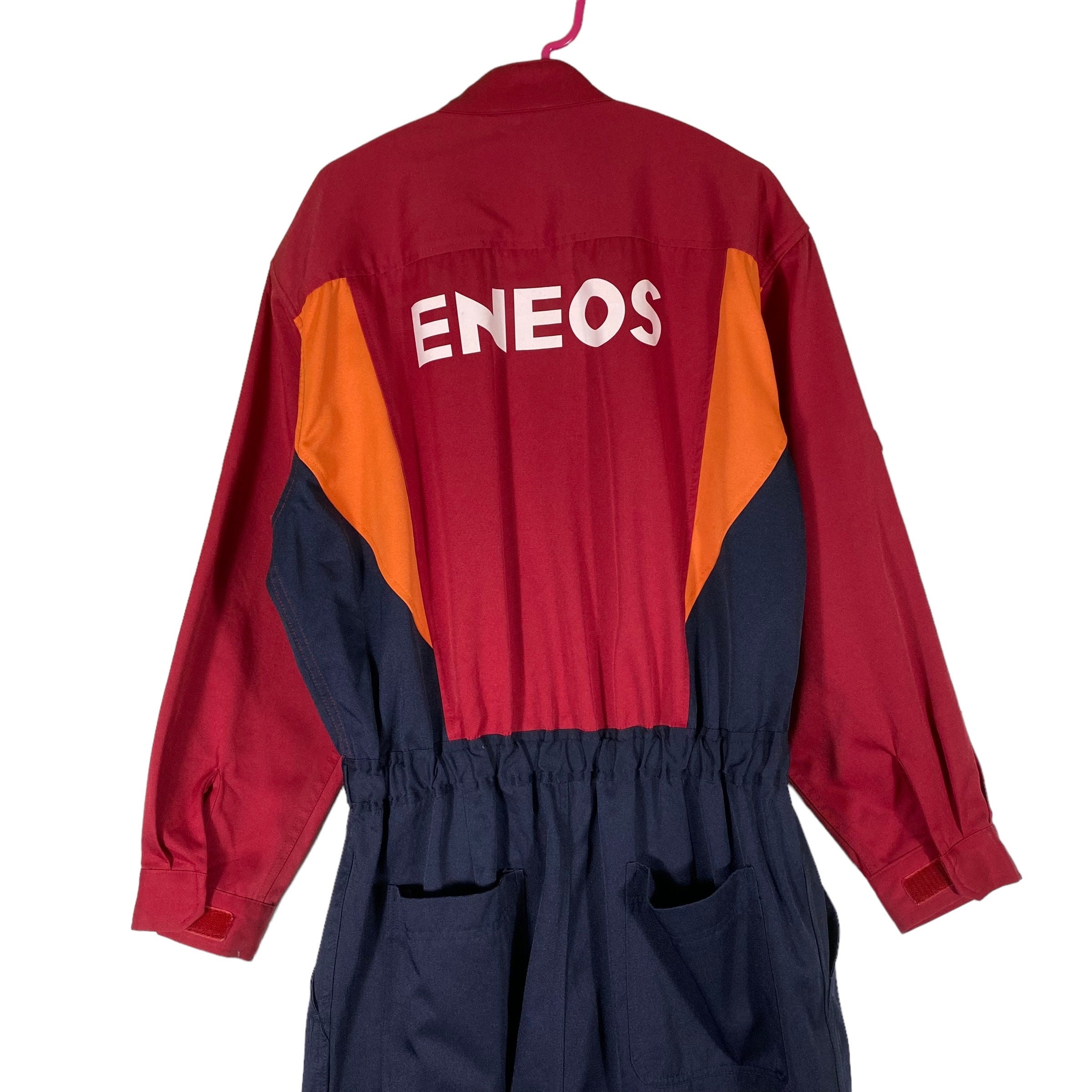 Vintage Japan Jdn Eneos Oil Jumpsuit Coveralls Tsunagi