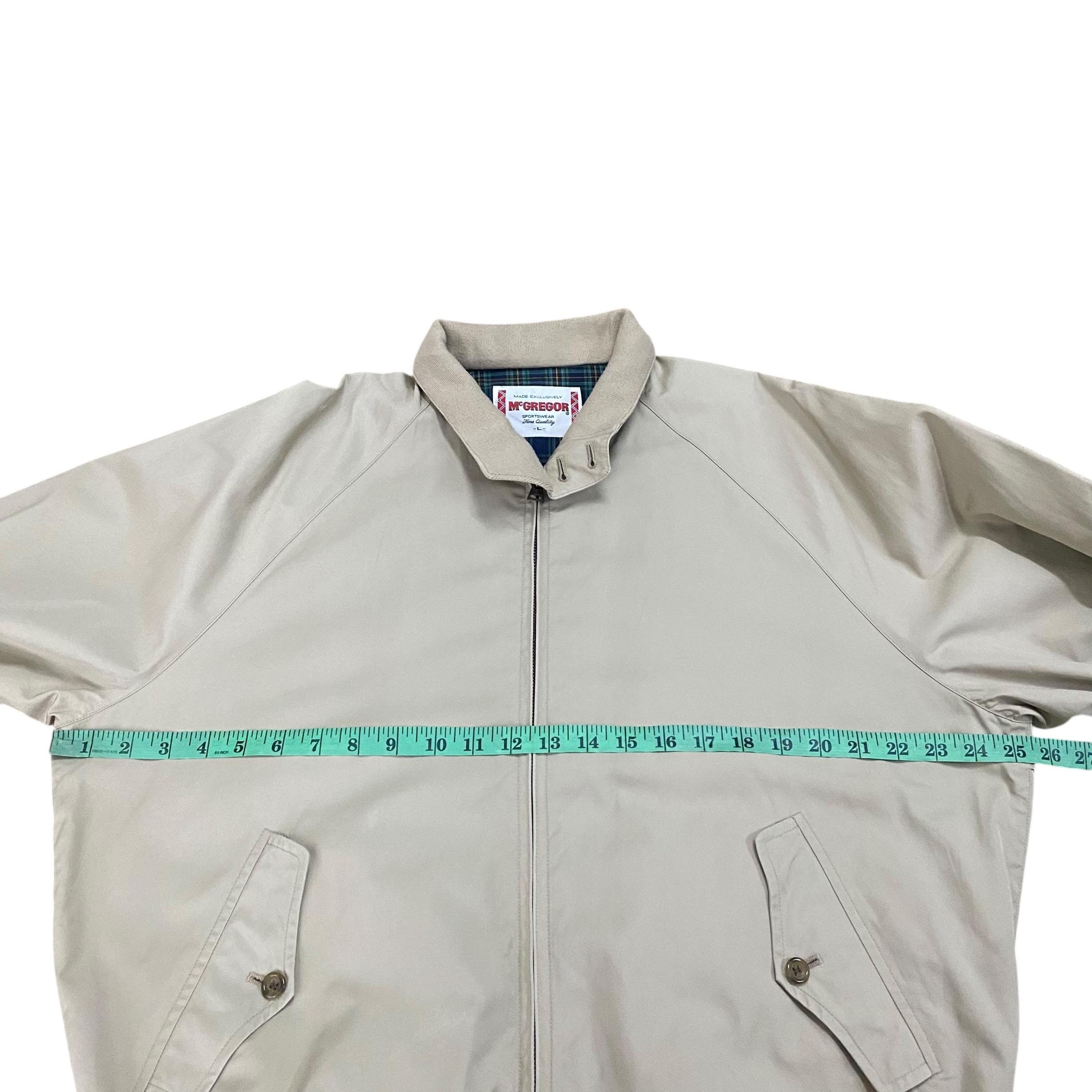 Vintage Mcgregor Harrington Jacket L Size Brown Colour - Etsy
