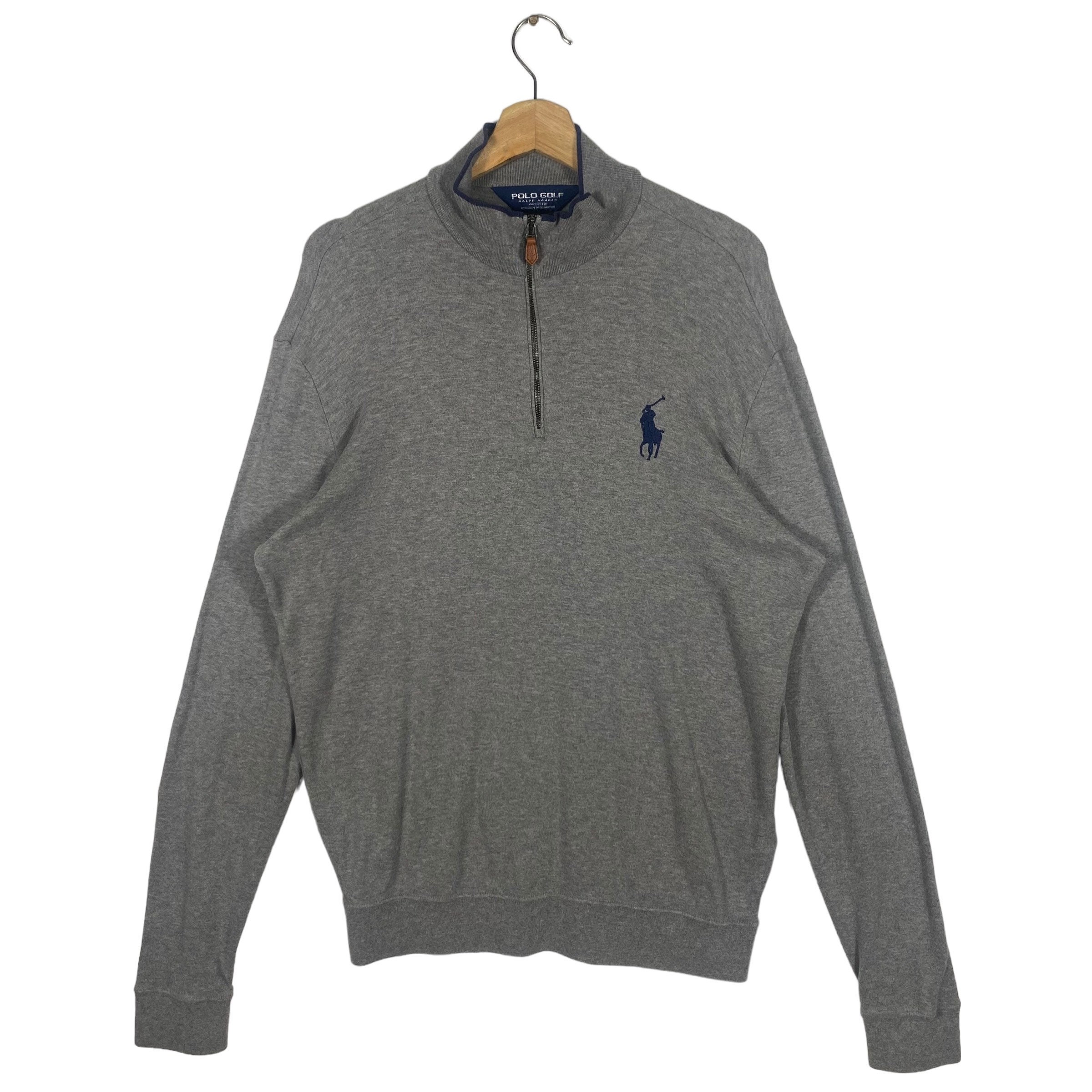 Ralph lauren best sale grey zip jumper