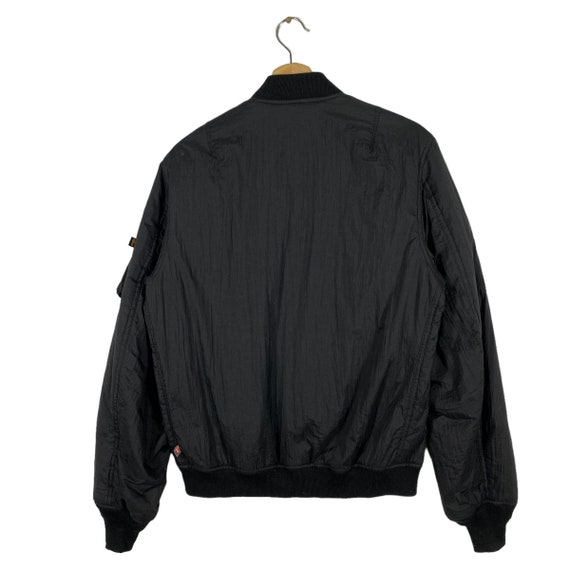 Vintage Alpha Industries Bomber Jacket M Size Black Colour