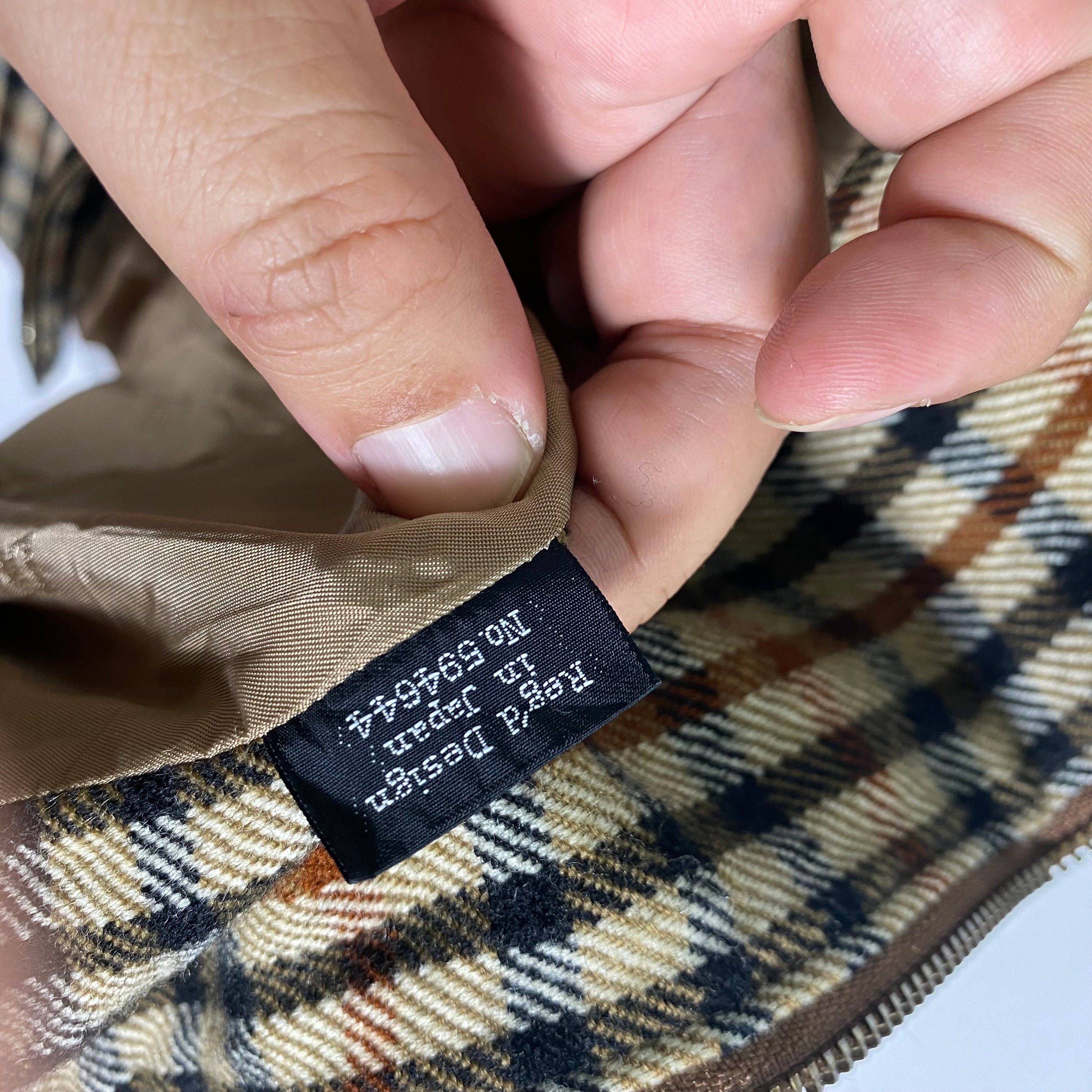 Vintage Daks England Wool Zipper Jacket S Size Brown Colour Vintage Daks England Wool Zipper Jacket S Size Brown Colour